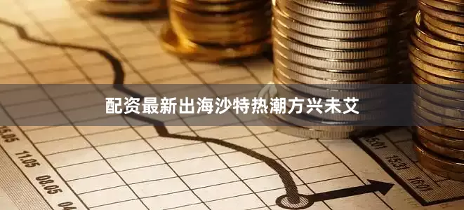 配资最新出海沙特热潮方兴未艾