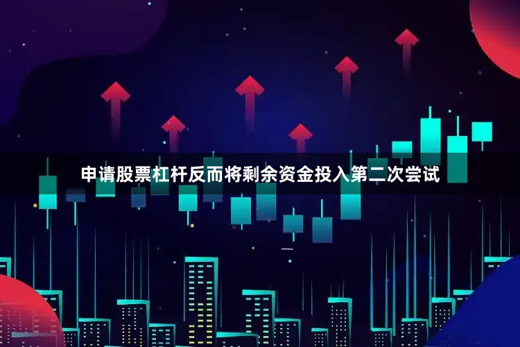 申请股票杠杆反而将剩余资金投入第二次尝试