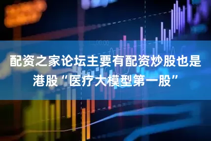 配资之家论坛主要有配资炒股也是港股“医疗大模型第一股”