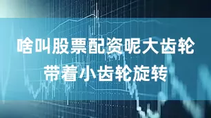 啥叫股票配资呢大齿轮带着小齿轮旋转