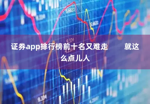 证券app排行榜前十名又难走        就这么点儿人